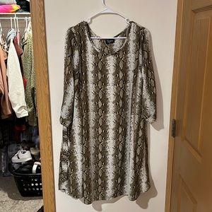 Snakeskin Dress